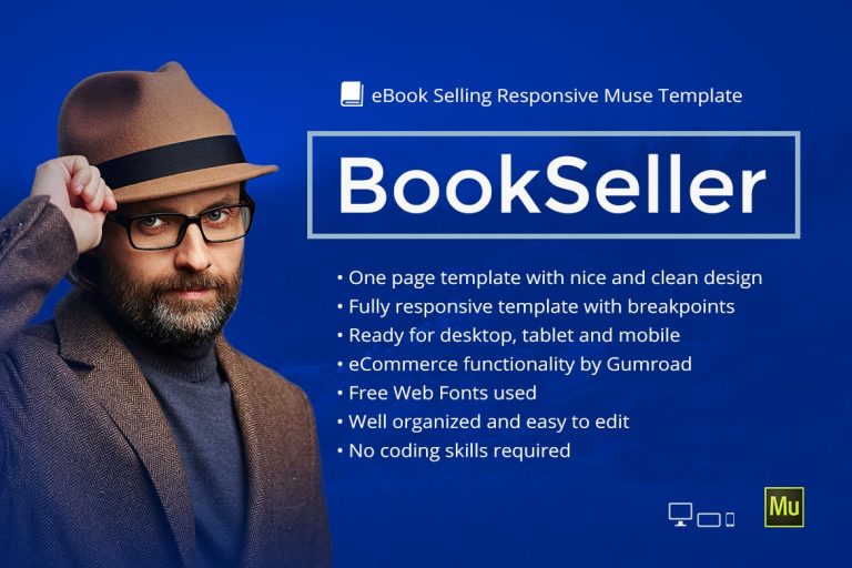 BookSeller – eBook Selling Responsive Template