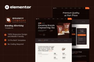 Brancy – Branding Advertising Elementor Template Kit