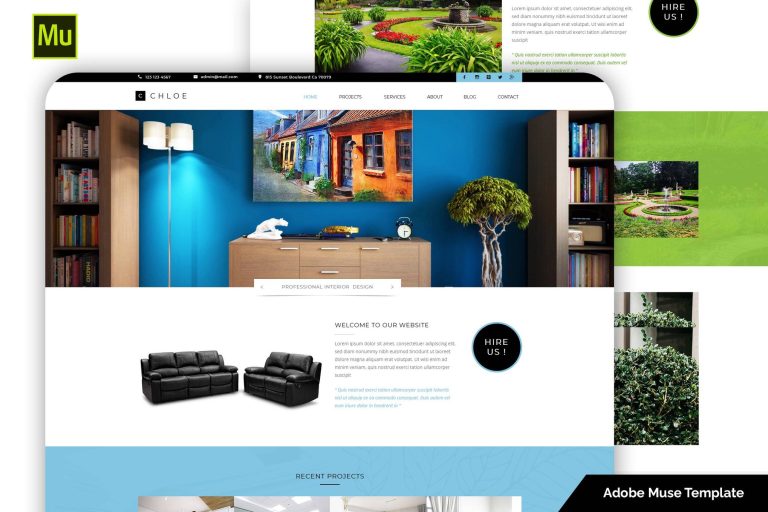 Chloe – Interior and Exterior Muse Template