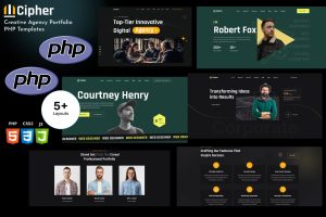 Cipher – Creative Agency Portfolio PHP Template