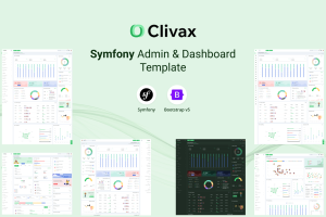 Clivax – Symfony Admin & Dashboard Template