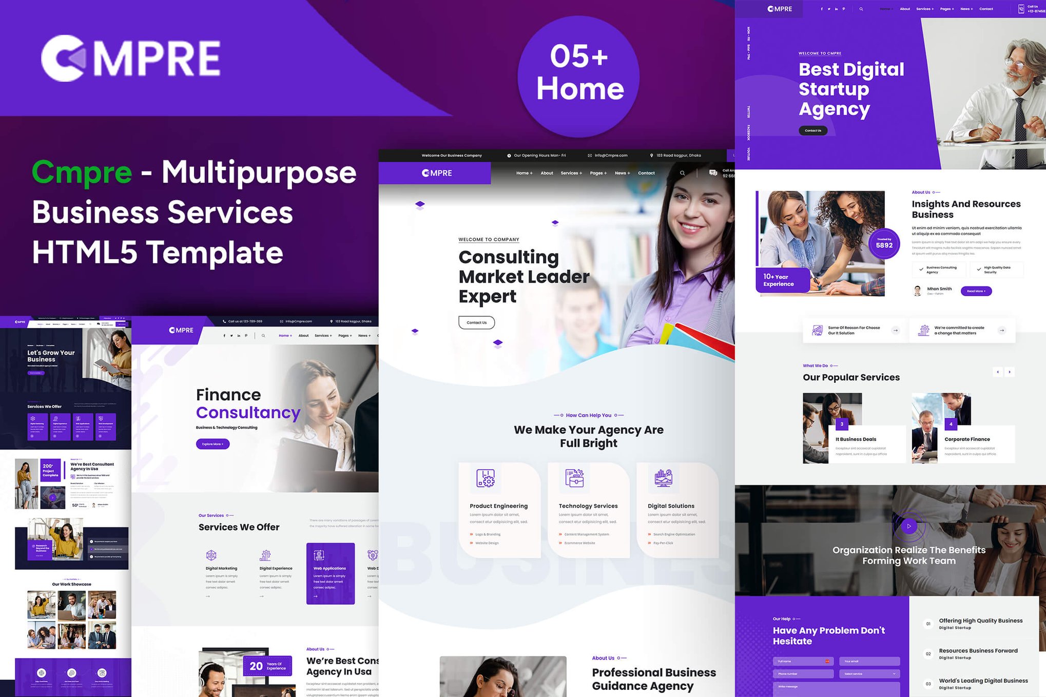 Cmpre - Multipurpose Business HTML5 Template