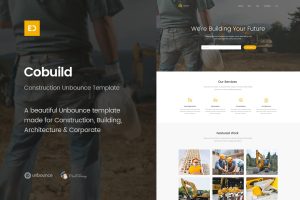 Cobuild – Construction Landing Page Html Template
