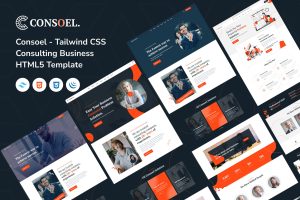 Consoel – Tailwind CSS Consulting HTML5 Template