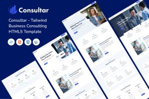 Consultar – Tailwind Business Consulting Template