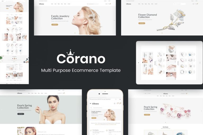 Corano – Jewellery OpenCart Theme