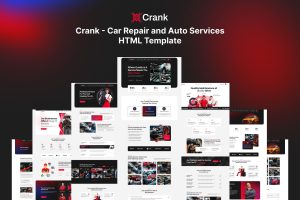 Crank – Car Repair & Auto Services HTML5 Template
