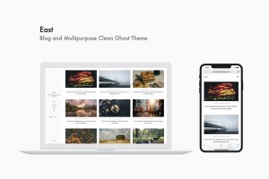 East – Blog and Multipurpose Clean Ghost Theme