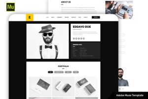 Eddavo – Portfolio and Resume Muse Template
