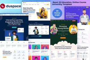 Eduspace – React Education, Online Course Template