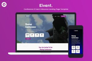 Eivent — Conference & Event Unbounce Landing Page