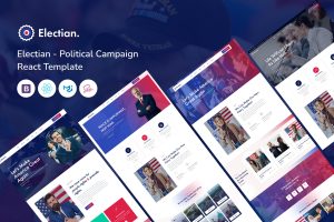 Electian – Political Campaign React Template