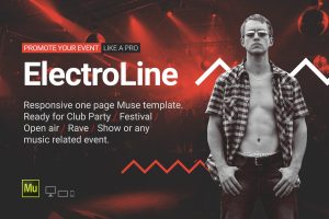 ElectroLine – Music Event Responsive Muse Template