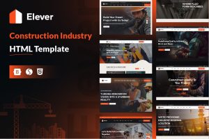Elever – Construction HTML Template