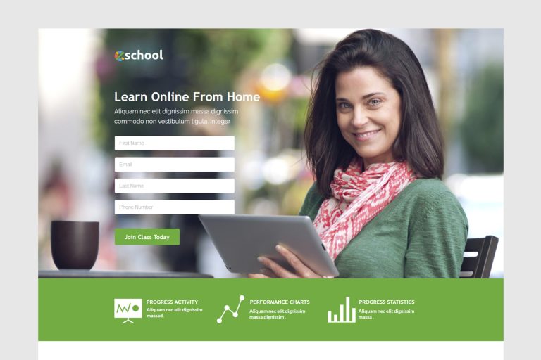 eSchool Unbounce Template
