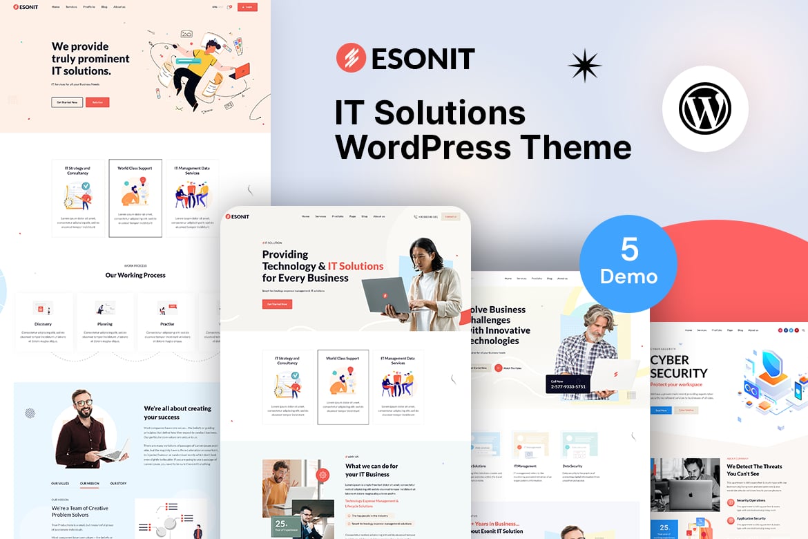 Esonit- IT solutions WordPress Theme