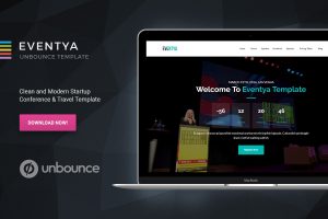 Eventya – Unbounce Landing Page