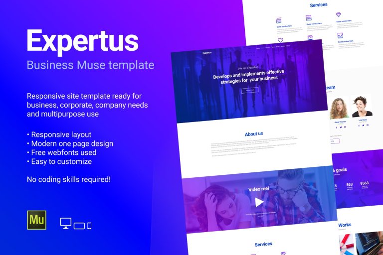 Expertus – Business / Corporate Site Template