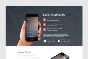 Expo Unbounce Product Landing Page