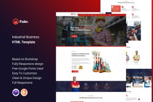 Fabr – Industrial Business HTML Template