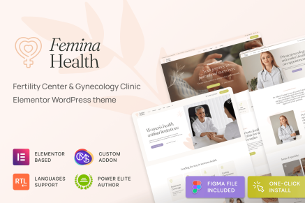 Femina Health- Fertility Clinic WordPress Theme