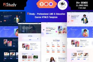 FiStudy – LMS & Education Course HTML5 Template