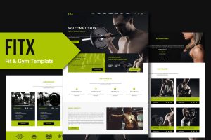 Fitx – Fitness & Gym Elementor Template Kit