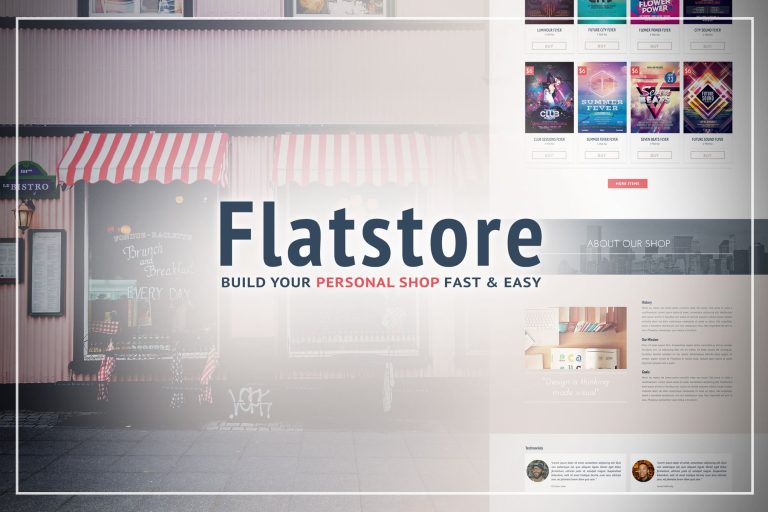 Flatstore – eCommerce Muse Template