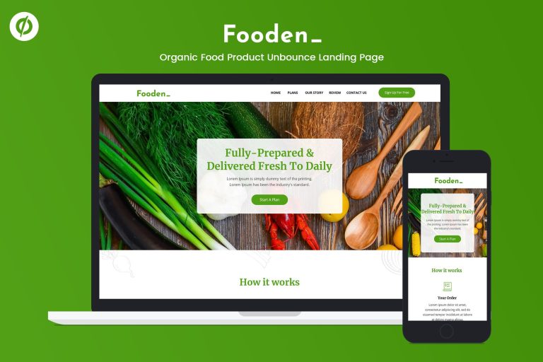 Product Landing Page