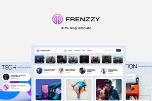 Frenzzy – Blog HTML Template