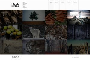 Fullscreen – Photography Portfolio Drupal Theme