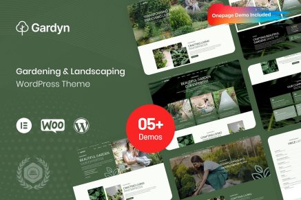 Gardyn- Gardening and Landscaping WordPress Theme