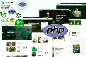Gerdnx – Gardening And Landscaping PHP Template