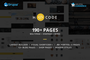 H-code – Multipurpose Commerce Drupal theme