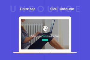 Horse App – Unbounce Landing Page