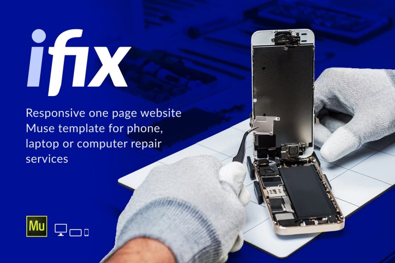 iFix – Phone / Electronic Repair Service Template