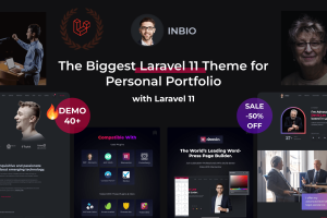 InBio – Personal Portfolio Laravel 11 Template