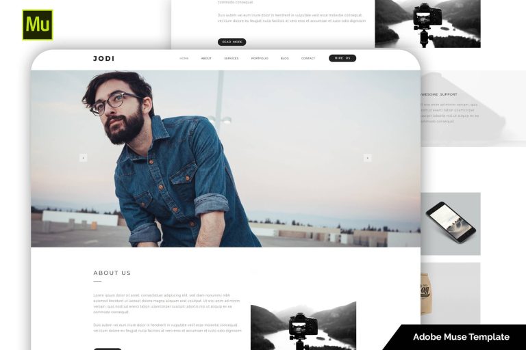 Jodi – Clean Multipurpose Portfolio Template