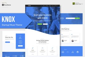 KNOX – Startup, Agency, Apps Muse Template