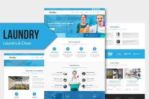 Laundryes – Laundry Business HTML Template