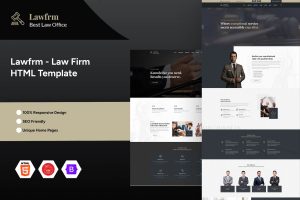 Lawfrm | Law Firm HTML Template