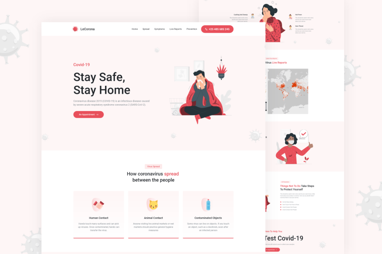 LeCorona – Virus Medical Prevention Unbounce