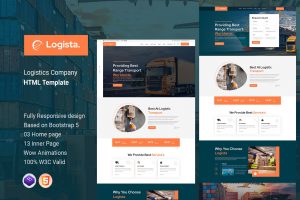 Logista – Logistics Company HTML Template
