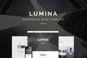 Lumina – Responsive Muse Template for Creatives