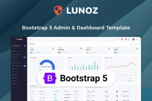 Lunoz – Admin & Dashboard Template