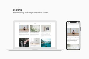 Maxima – Minimal Blog & Magazine WordPress Theme