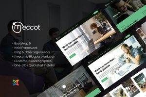 Meccot – Dynamic Coworking Space Joomla Templates