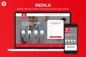 Medila – Medical & Health Care Unbounce Template