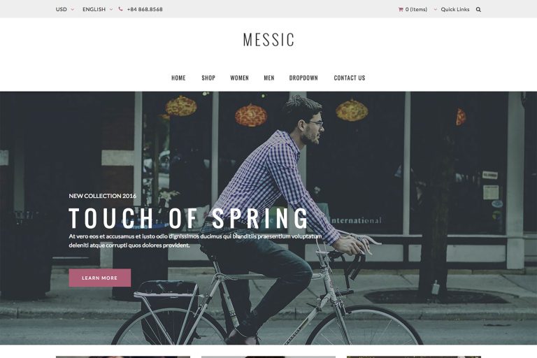 Messic – Fashion Magento Theme