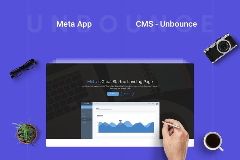 Meta app – Unbounce Landing Page